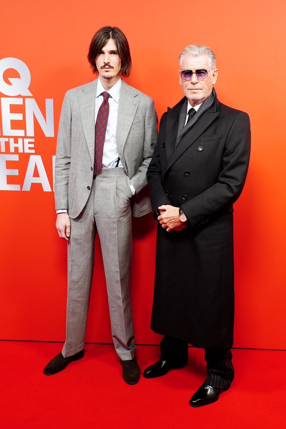 Pierce Brosnan i jego syn Dylan na agali