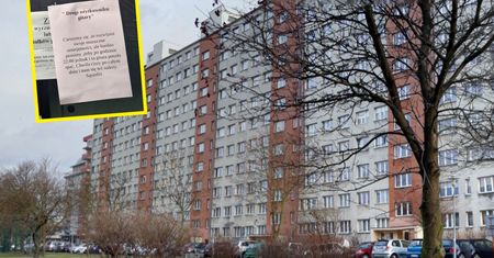 "Nam się też należy". Kartka z klatki schodowej w Kielcach hitem