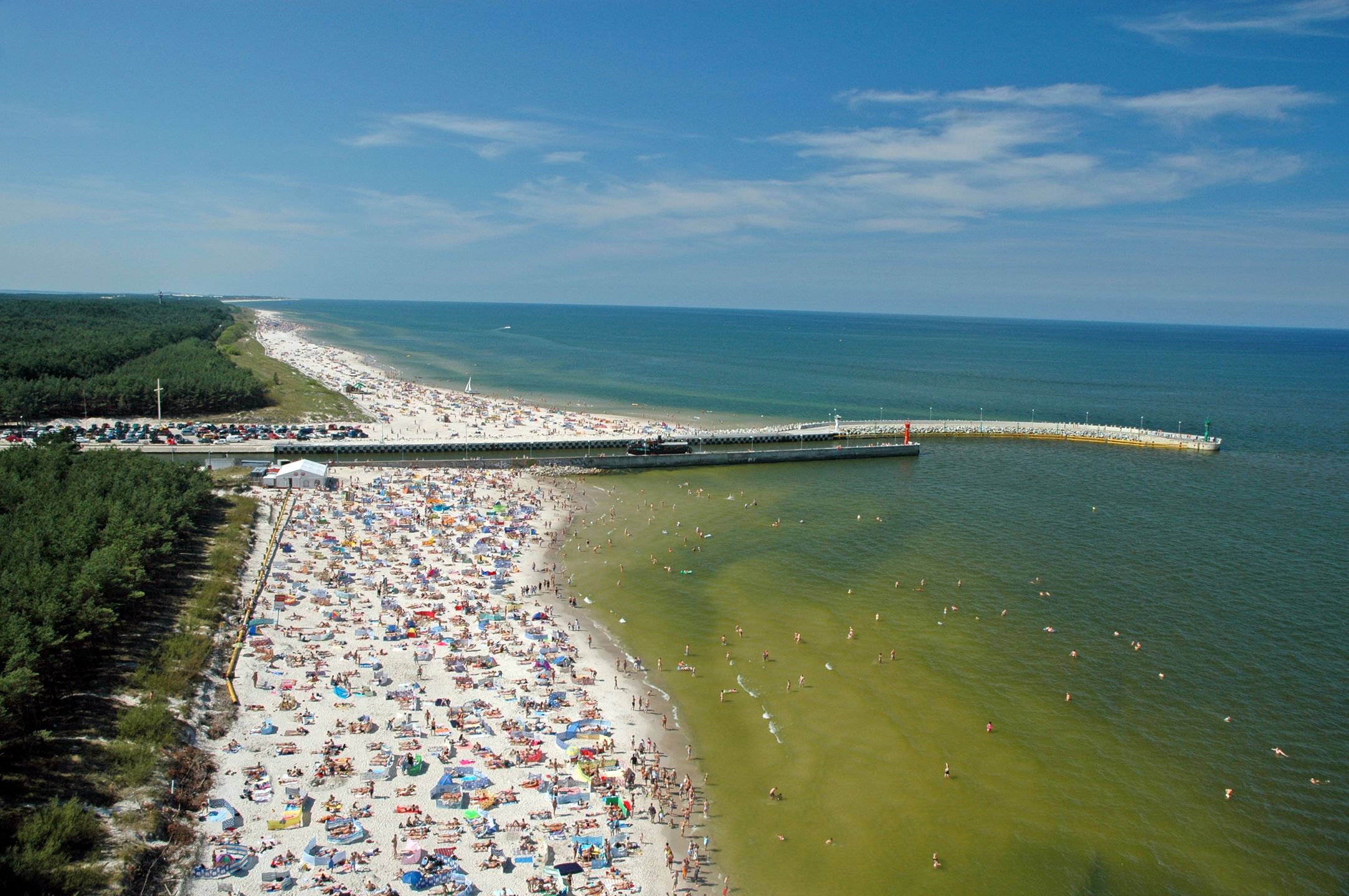 Plaża w Łebie