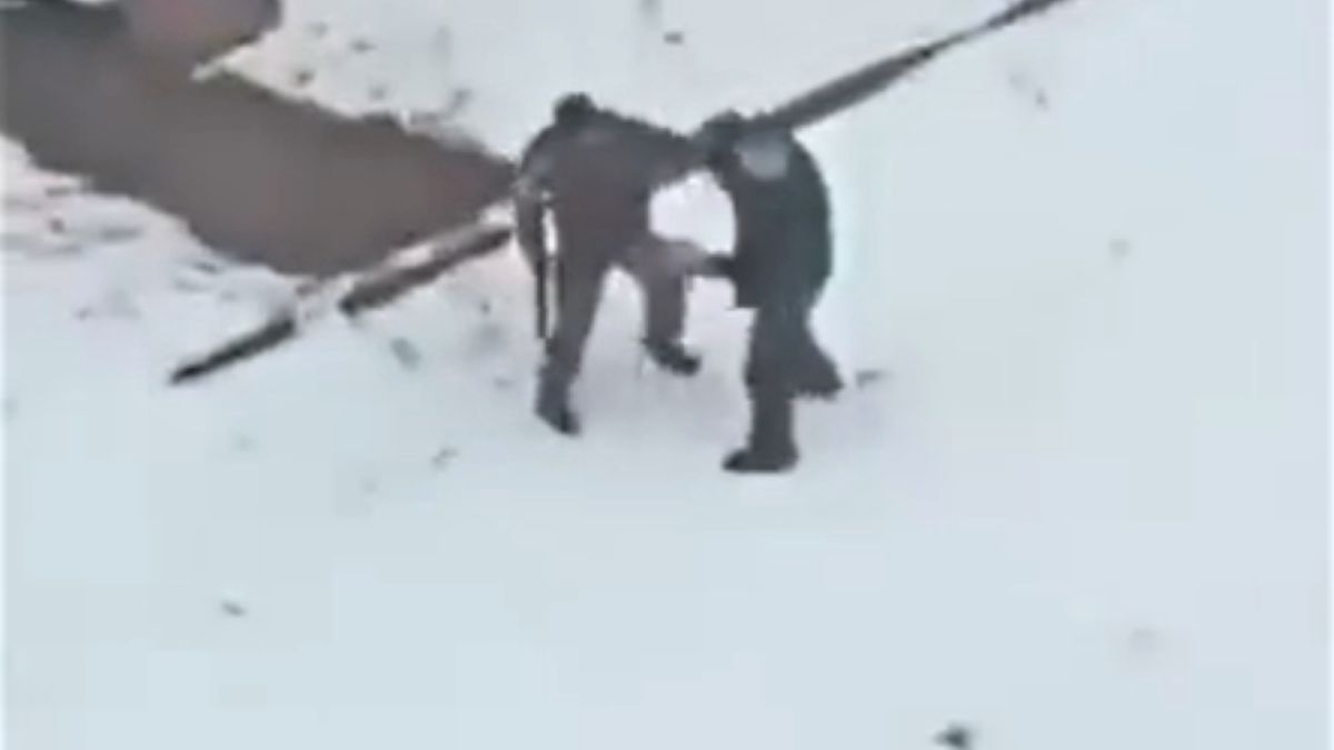 Ukraiński emeryt miał stawić czoła uzbrojonemu żołnierzowi 