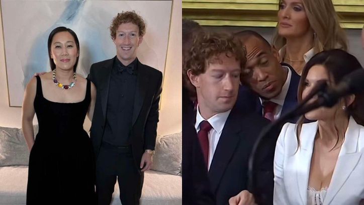 Mark Zuckerberg wpatruje się w dekolt Lauren Sanchez