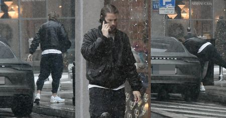 Sebastian Fabijański parkuje luksusowe porsche warte 700 tysięcy złotych NA ZAKAZIE i rusza załatwiać sprawunki (ZDJĘCIA)