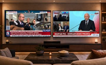 Specjalny apel Republiki po rozłamie w PiS. Popcorn w TVP Info