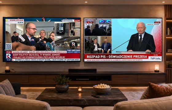Specjalny apel Republiki po rozłamie w PiS. Popcorn w TVP Info