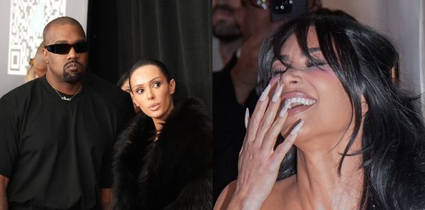 Odziana w siateczkę Bianca Censori KOPIUJE Kim Kardashian? Pokazała się w innej fryzurze i faktycznie można się pomylić