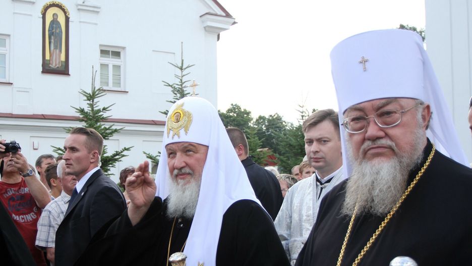 Abp Sawa i Patriarcha Cyryl.