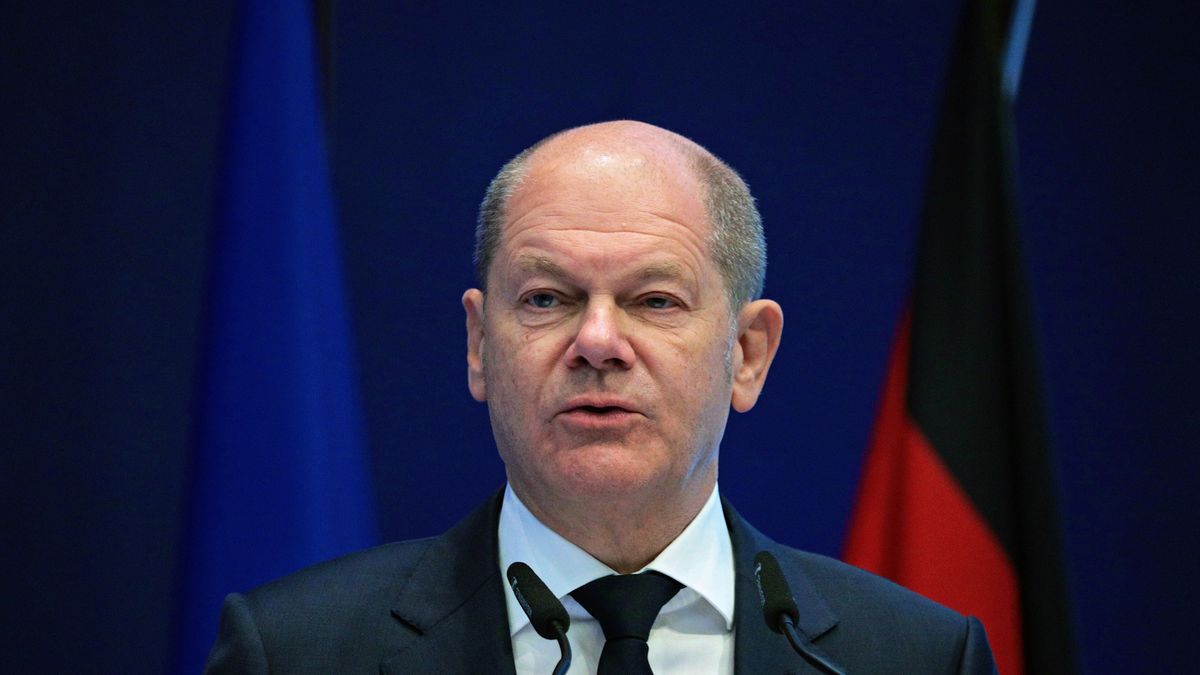 German Chancellor Olaf Scholz gives a speech during the 5th German-Ukrainian Business Forum in Berlin, Germany, 24 October 2022. EPA/CHRISTIAN MARQUARDT / POOL Dostawca: PAP/EPA.