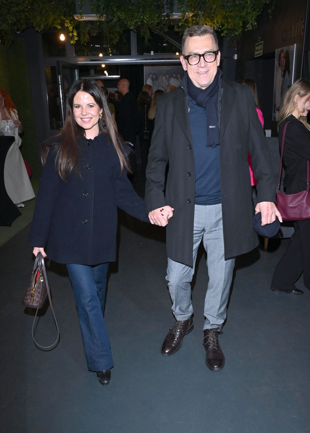 Maciej Orłoś z partnerką