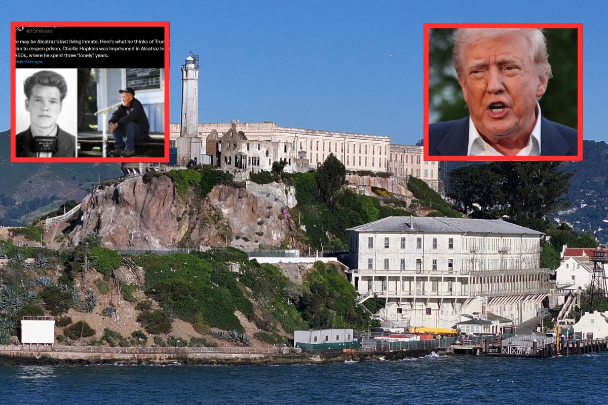 Jeden z ostatnich żyjących więźniów Alcatraz mówi o Trumpie