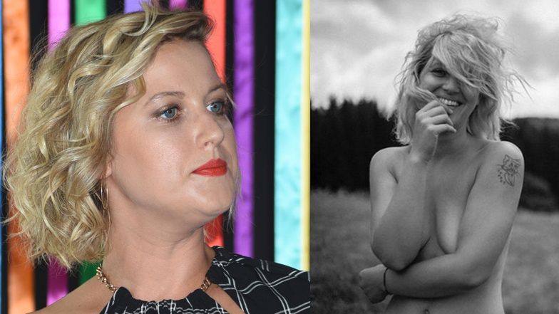 Aleksandra Domańska pozuje nago w ramach akcji "Challenge Accepted"