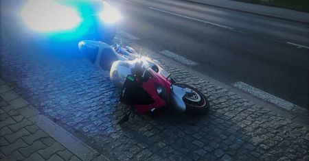 Motocyklista rekordzista. "Nabił" aż 205 punktów karnych podczas pościgu