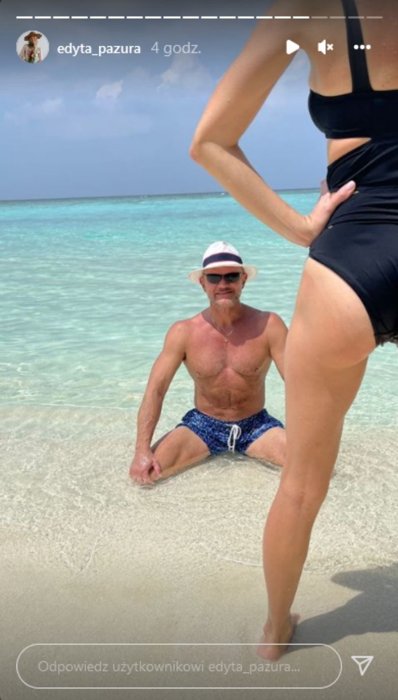 Edyta i Cezary Pazurowie dokazują na  Malediwach
