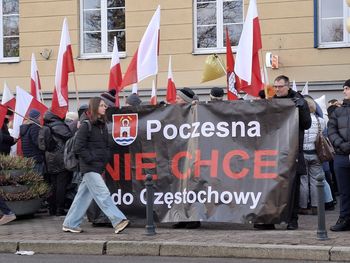Częstochowa: Protest w Poczesnej. Miasto chce przejąć część gminy