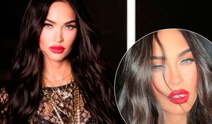 Megan Fox w koronce. Niby się zakryła, ale widać było wszystko