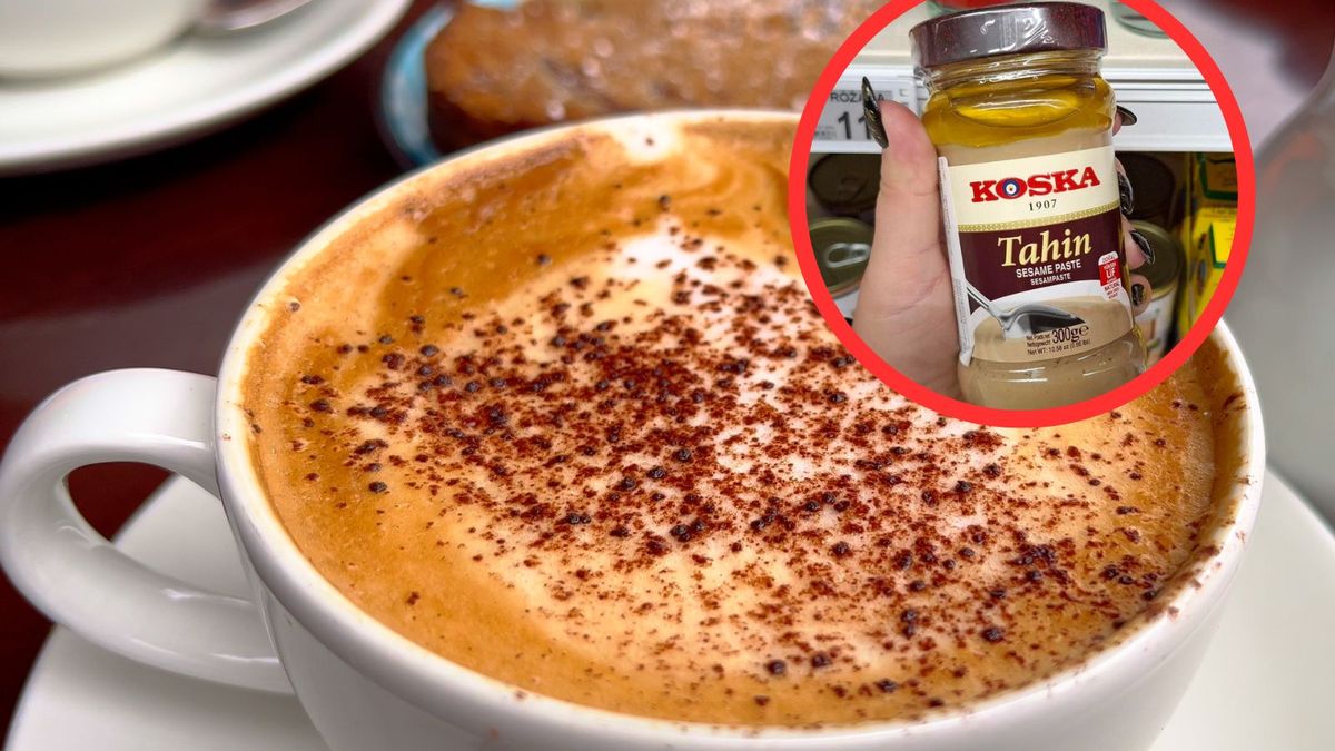 Pasta tahini to świetny dodatek do kawy