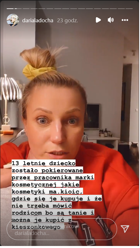 Daria Ładocha oburzona warsztatami z makijażu dla dziewczynek