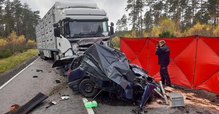 Dramatyczny wypadek na Pomorzu. Nie żyją trzy osoby