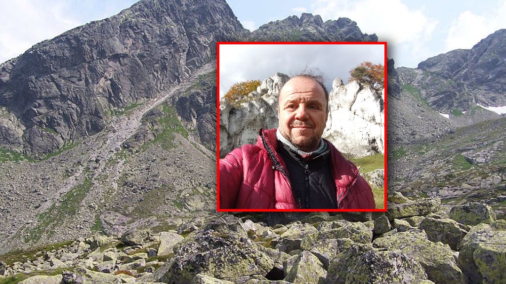 Wspinacz Jacek Paweł Czech i Zadni Kościelec