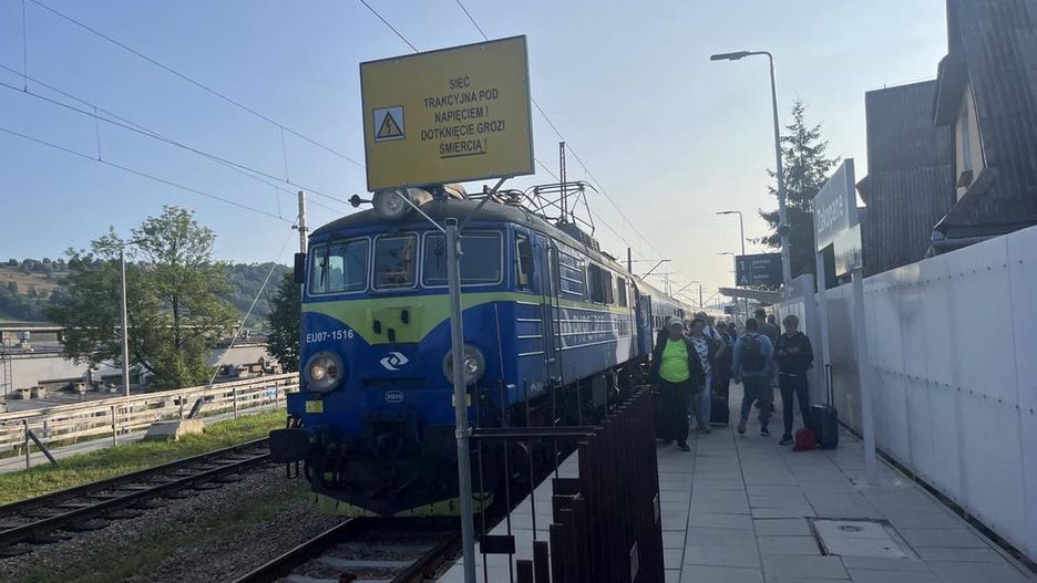 Tymczasowy dworzec w Zakopanem