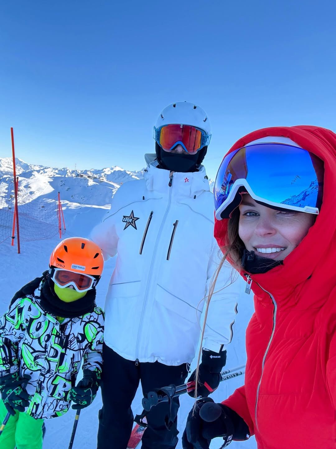 Małgorzata Tomaszewska na stoku z ukochanym