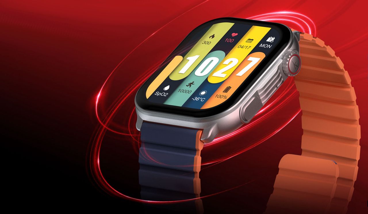 Kieslect KS Pro ma przypominać dużo droższy model Apple Watch Ultra