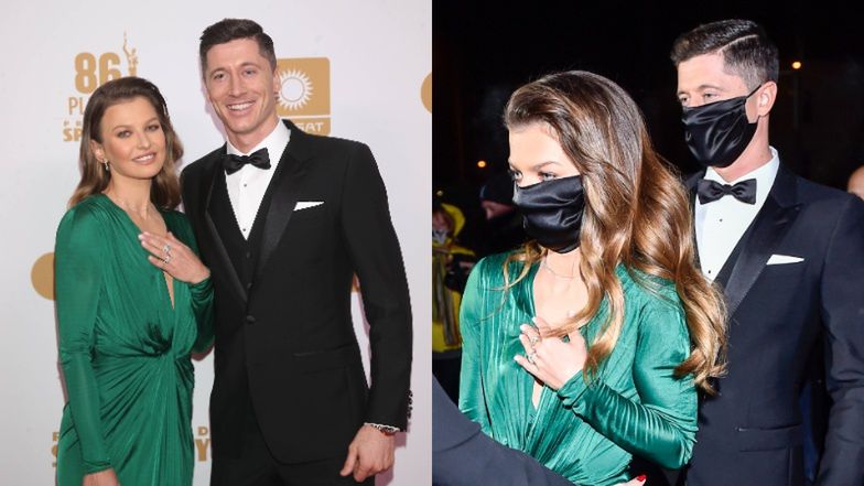 Anna i Robert Lewandowscy na Gali Mistrzów Sportu
