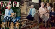 Królowa Elżbieta II z psami na okładce "Vanity Fair"! (ZDJĘCIA)