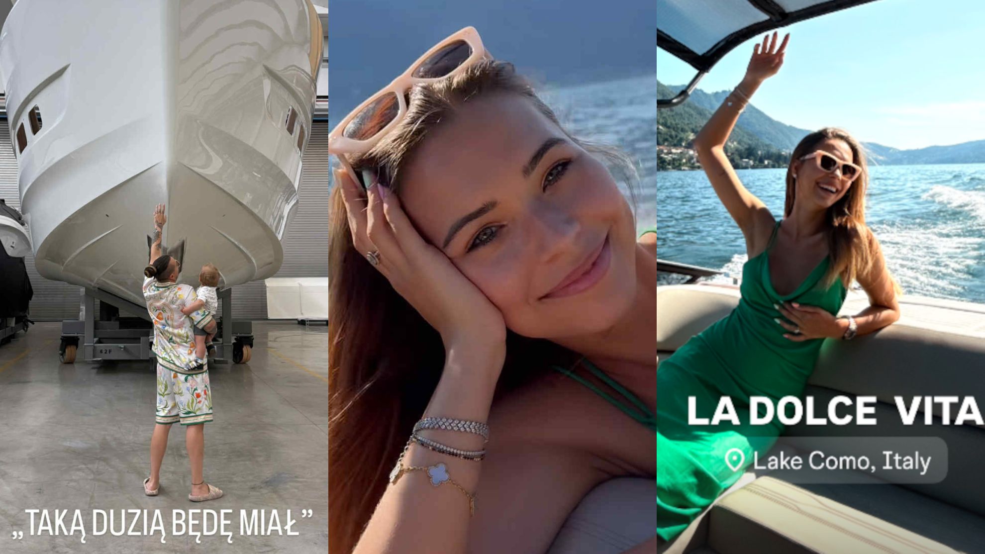 Rodzinne wakacje Sandry Kubickiej i Barona