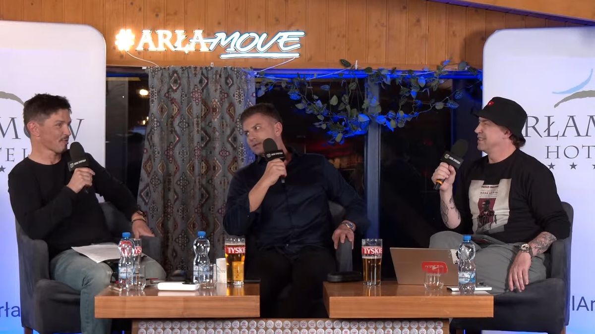 Na zdjęciu od lewej: Tomasz Smokowski, Mateusz Borek i Michał Pol