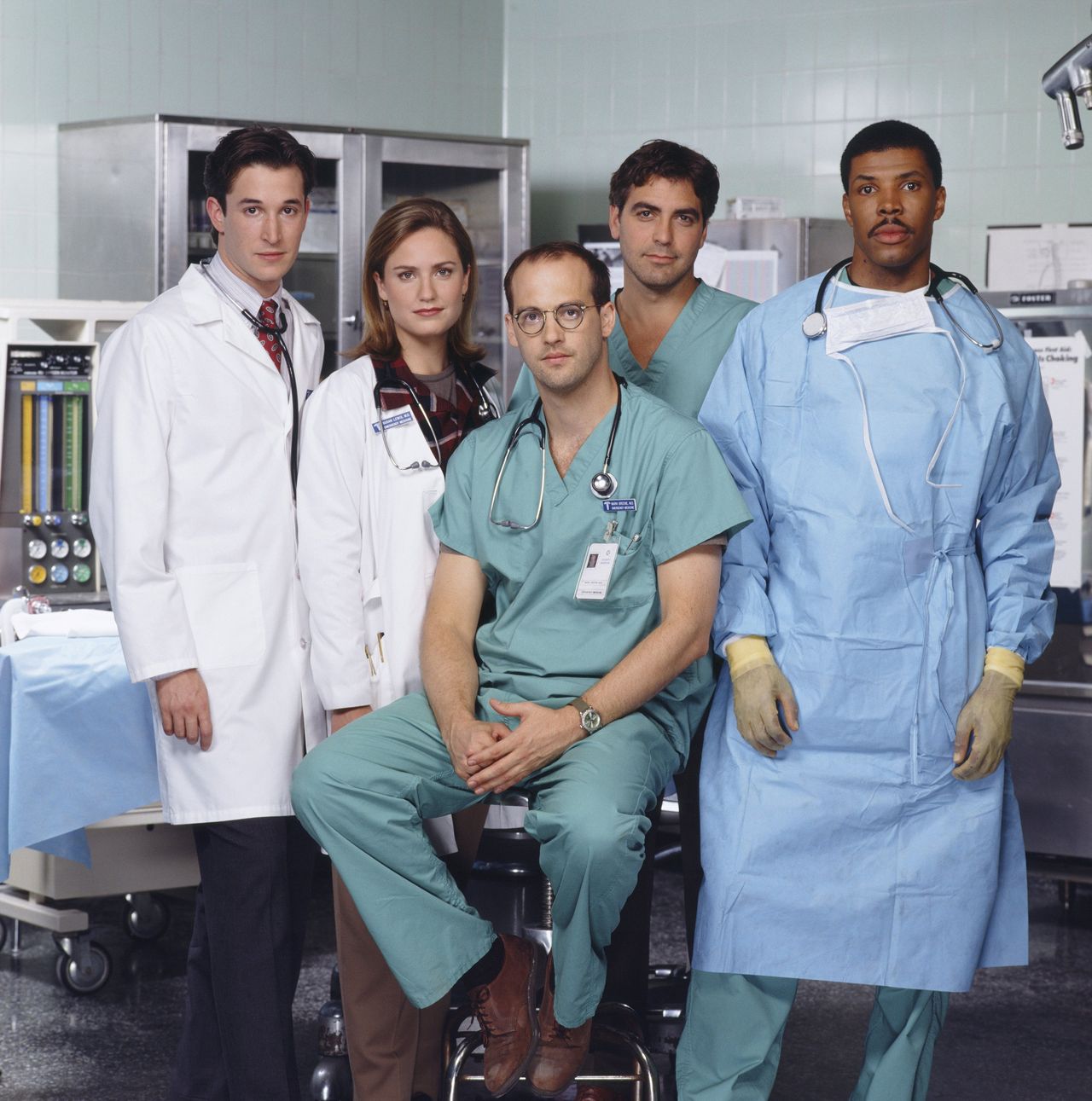 Cast of the first season of "ER"