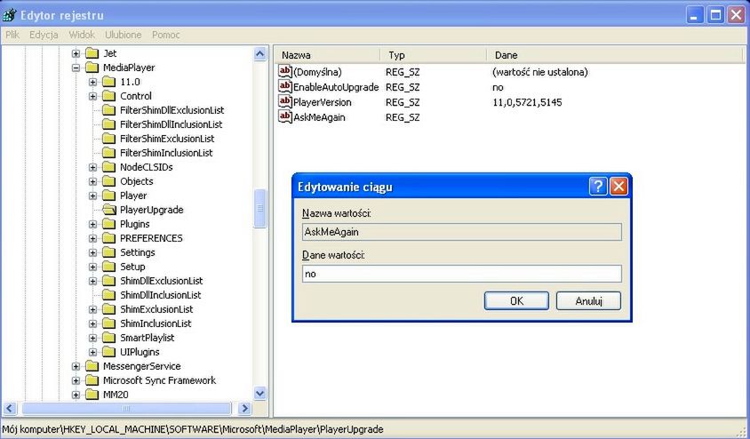 Jak wyłączyć aktualizacje Windows Media Player? 4