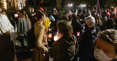 Warszawa. Koniec protestu przeciwko wyrokowi ws. aborcji