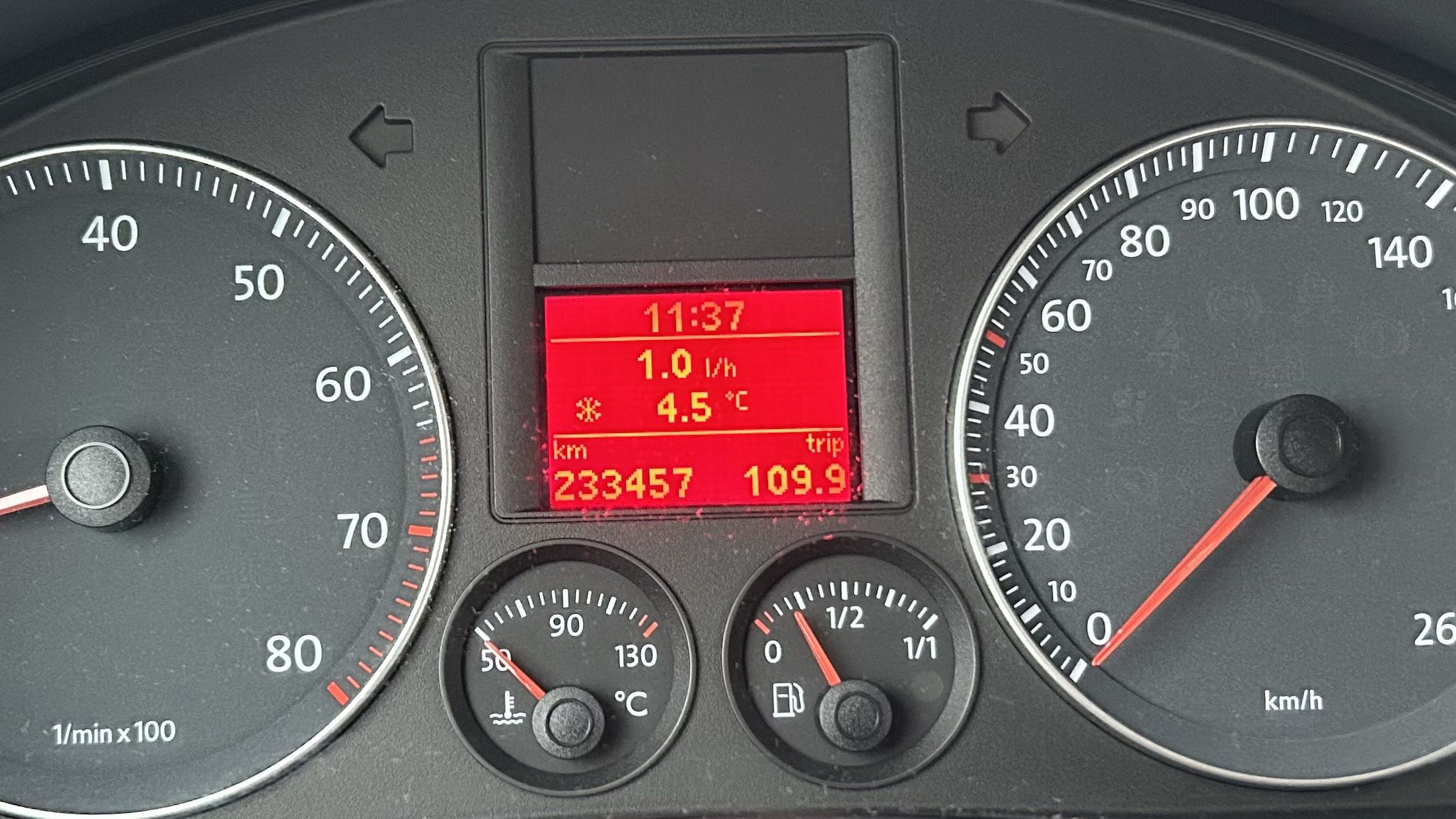 Zużycie paliwa na postoju