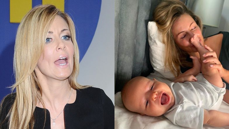 Małgorzata Rozenek uświadamia dociekliwą internautkę w temacie pilnowania Henryczka