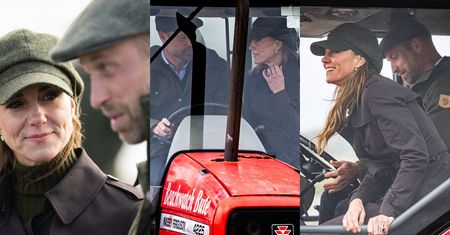 Kate i William cieszą się urokami wiejskiego życia NA TRAKTORZE. Sielsko i anielsko? (ZDJĘCIA)