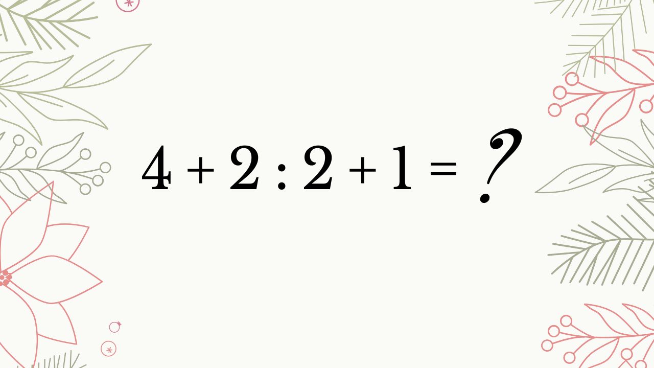 Math puzzles: Why brushing up on basic operations can save us from errors?