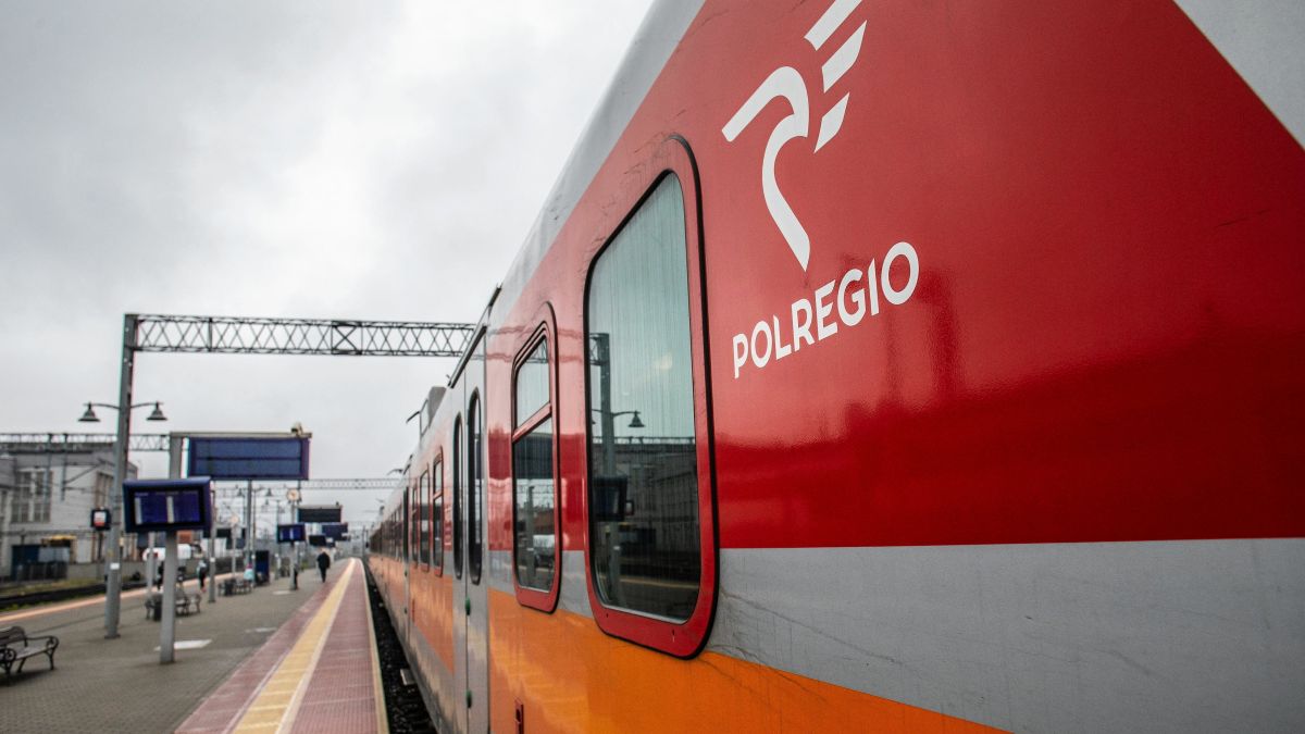 Zdjęcie pociągu zostało wykonane w Bydgoszczy