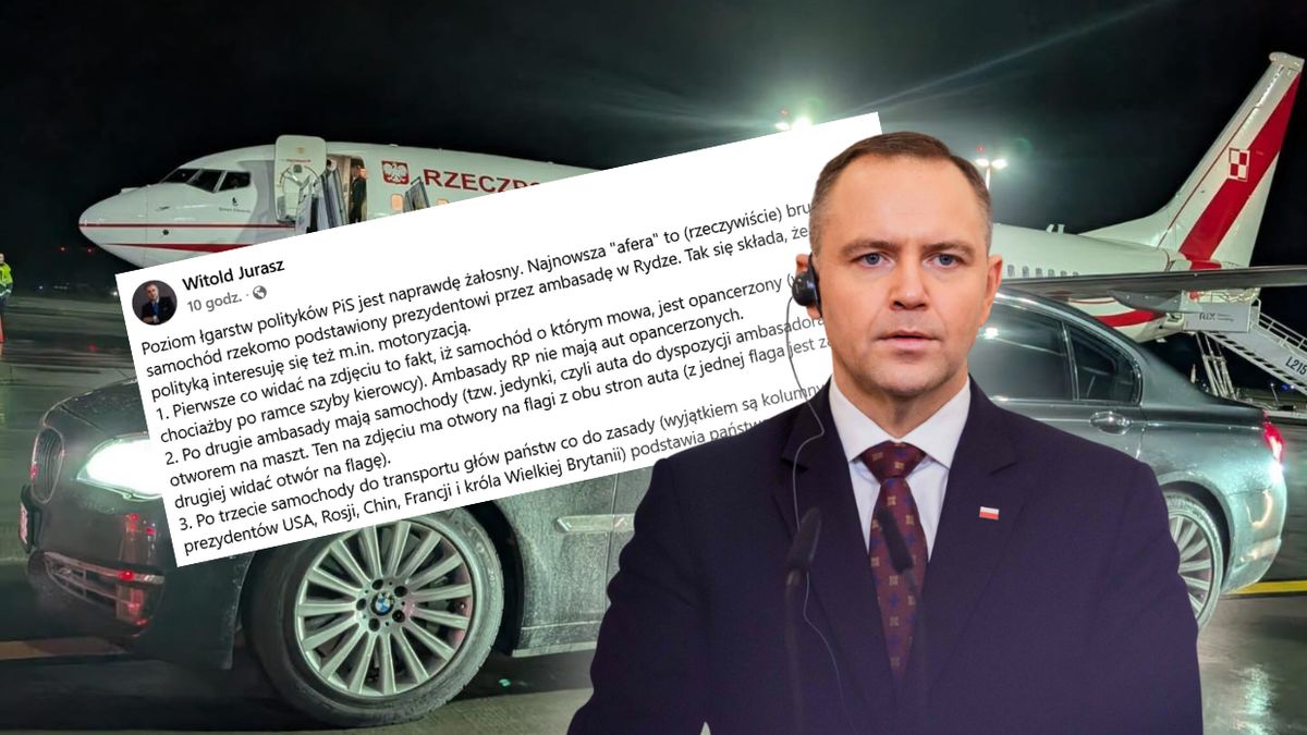 Witold Jurasz zabrał głos ws. limuzyny