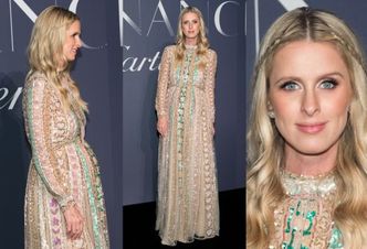 Ciężarna Nicky Hilton w kreacji od Valentino