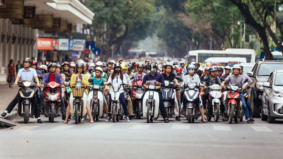 Hanoi zmaga się z zanieczyszczeniem powietrza przez spaliny