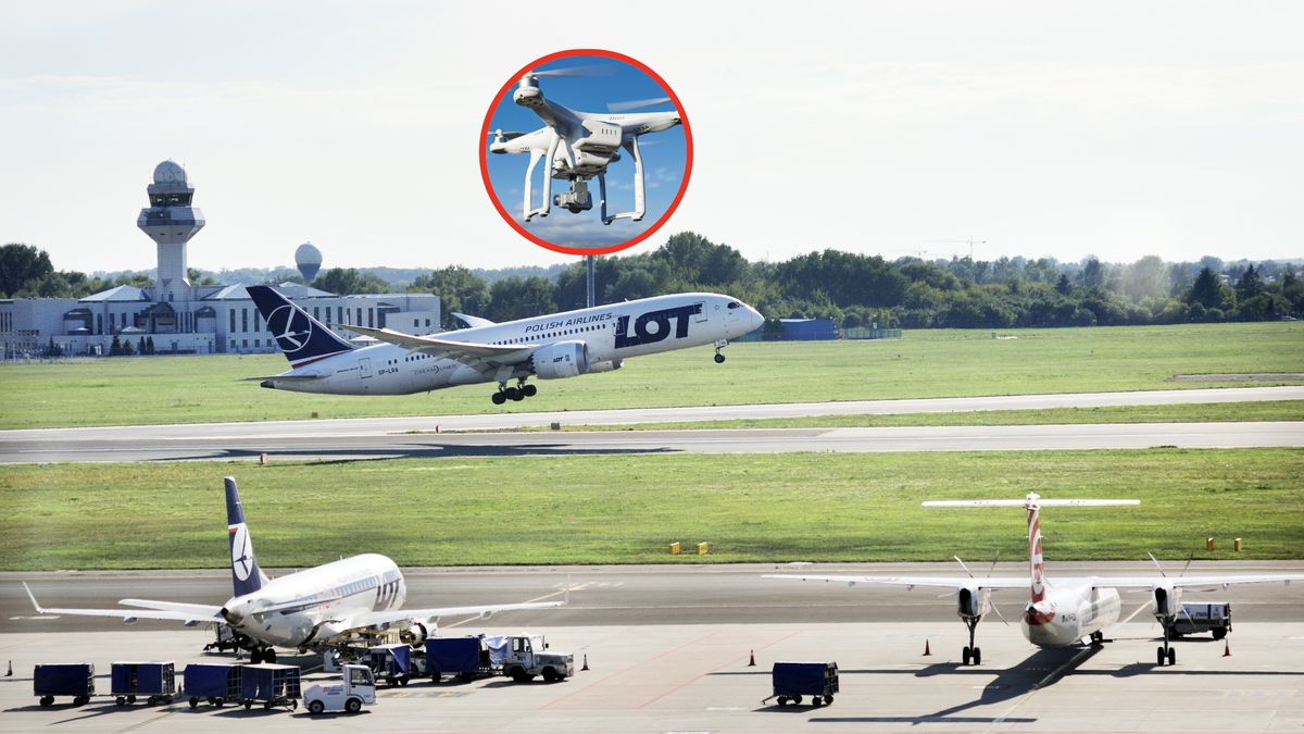 Nawet w miniony weekend dron zakłócił podejście do lądowania na Lotnisku Chopina w Warszawie. To największy port lotniczy w kraju