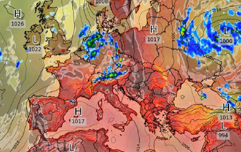 Fala potężnych upałów w Europie