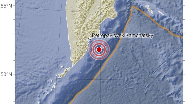 Silne trzęsienie ziemi u wybrzeży Rosji