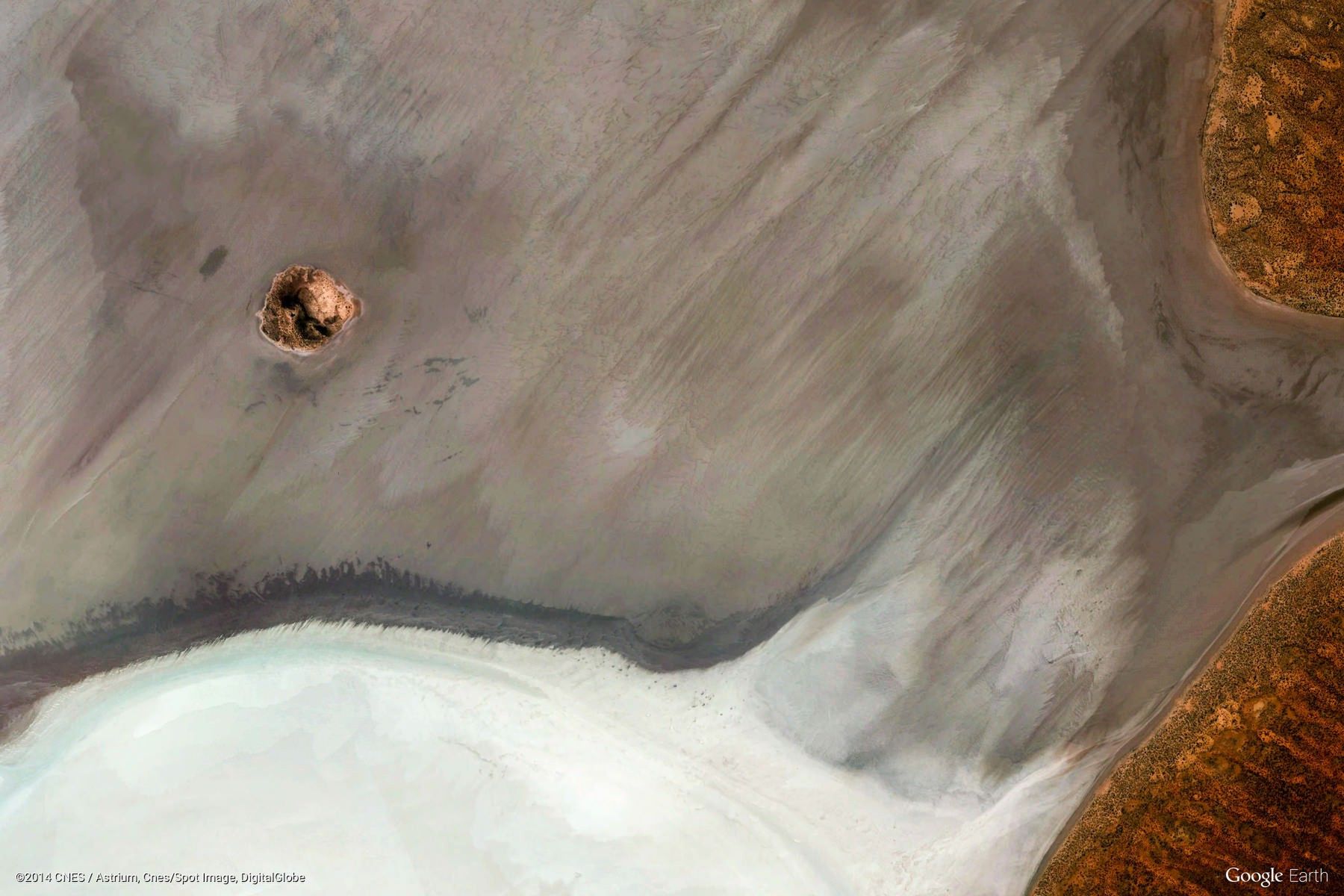 Niezwykłe kolory, kształty i wzory na zdjęciach satelitarnych Ziemi z Google Earth 20