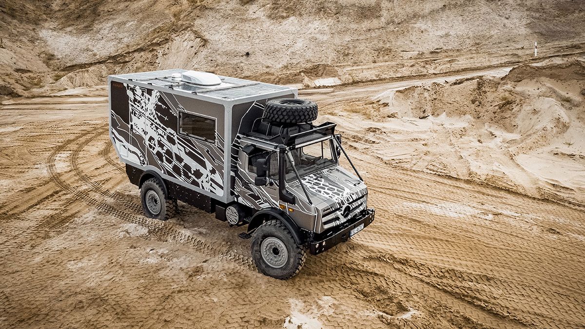 Kamper na bazie Unimoga to marzenie osób, które chcą zwiedzić świat.