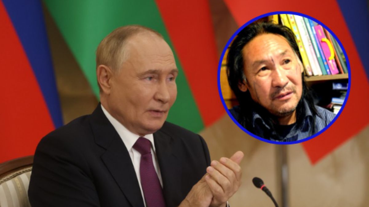 Szaman z Syberii chciał odprawiać egzorcyzmy nad Putinem.