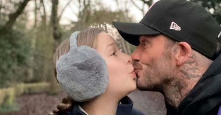 David Beckham całuje córkę w usta. Zdjęcie wywołało burzę wśród internautów