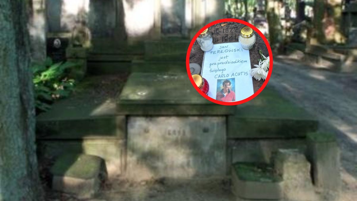 Taka karteczka na grobie na Powązkach.