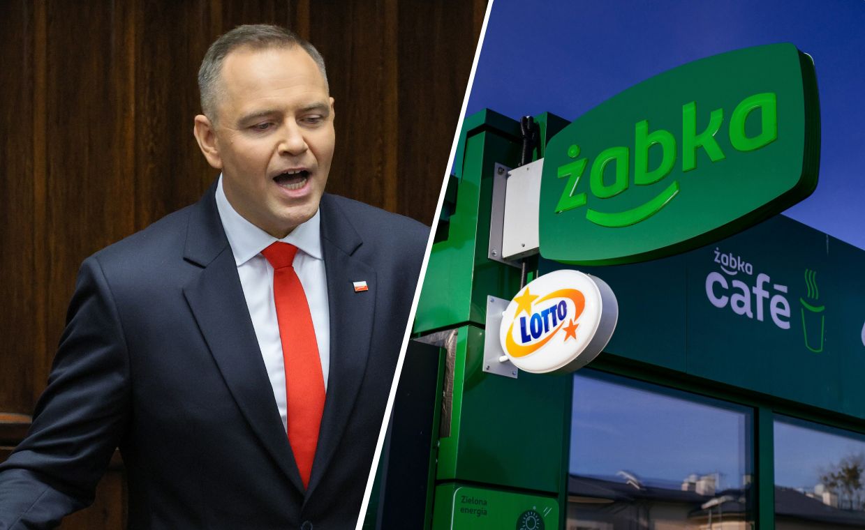 Pytali klientów o Nawrockiego. Żabka się tłumaczy