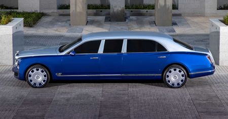 Mulsanne Grand Limousine to najdłuższy bentley w historii. 5 sztuk znów trafiło na sprzedaż